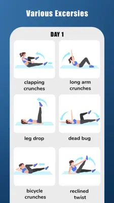 Home Workout for Women android App screenshot 1